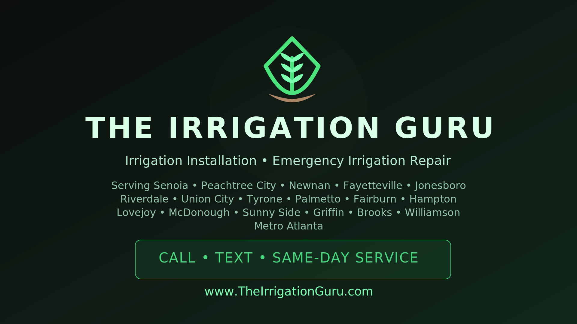 The Irrigation Guru live Open Graph preview